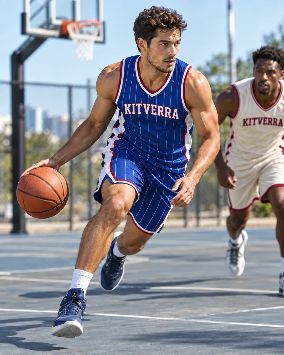 Basketball KITVERRA campaign illustration