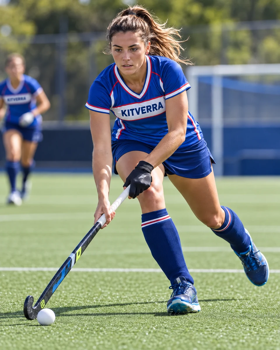 Field Hockey KITVERRA campaign illustration