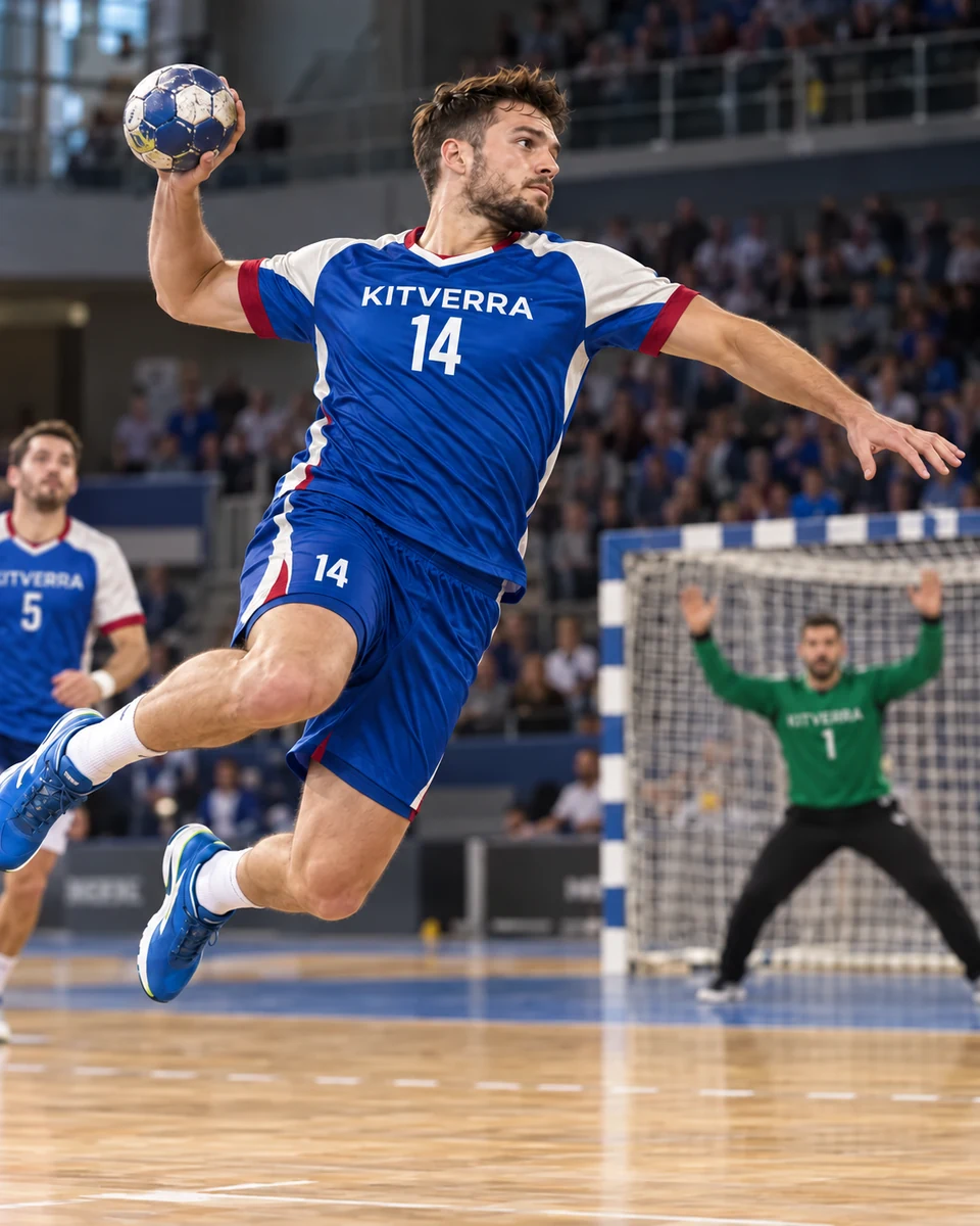 Handball KITVERRA campaign illustration