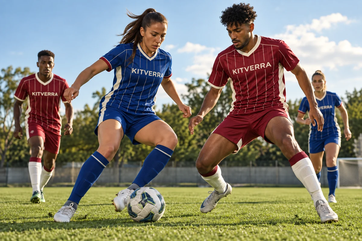 Soccer KITVERRA campaign illustration