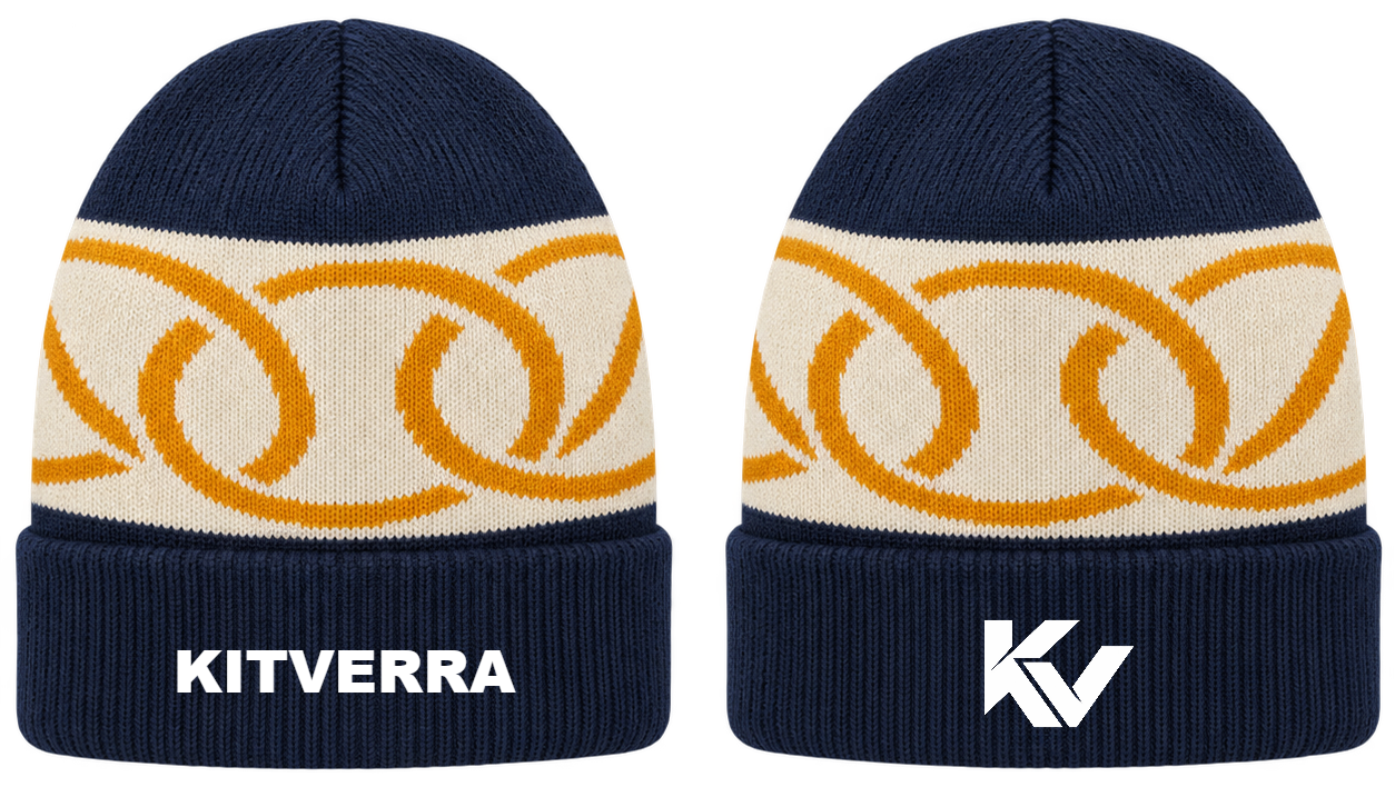 Arena Orbit — Short cuff knit; front and back