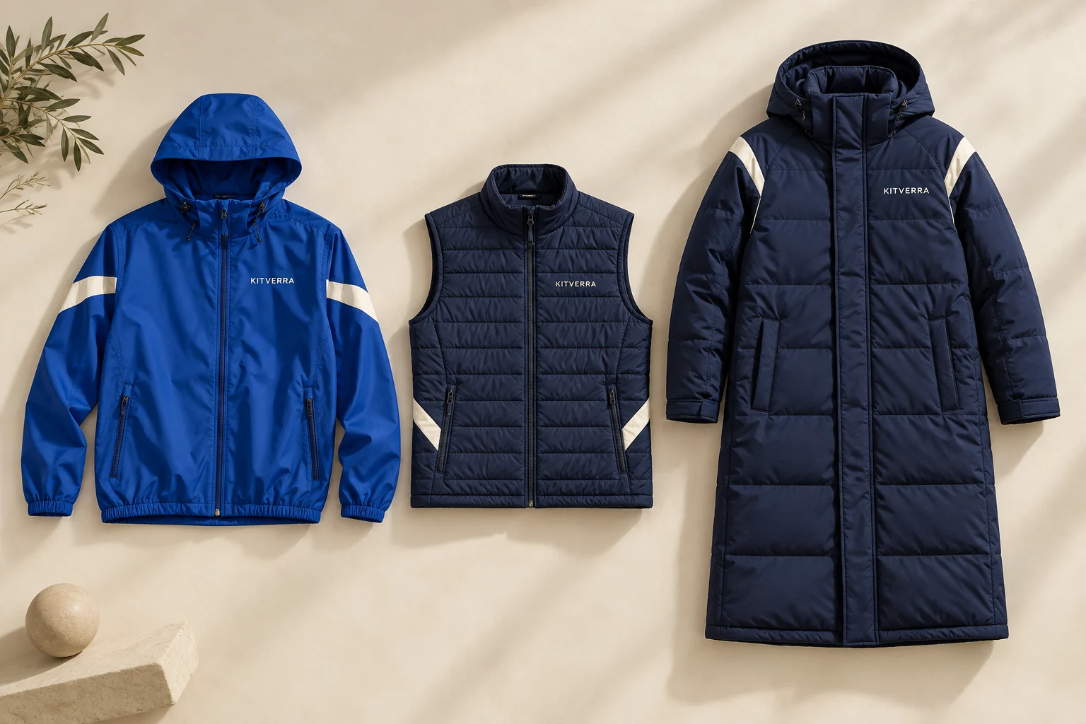 Original KITVERRA outerwear collection concept with all pieces shown