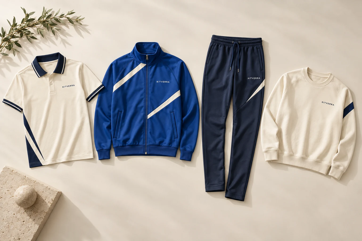 Original KITVERRA travel & leisure collection concept with all pieces shown