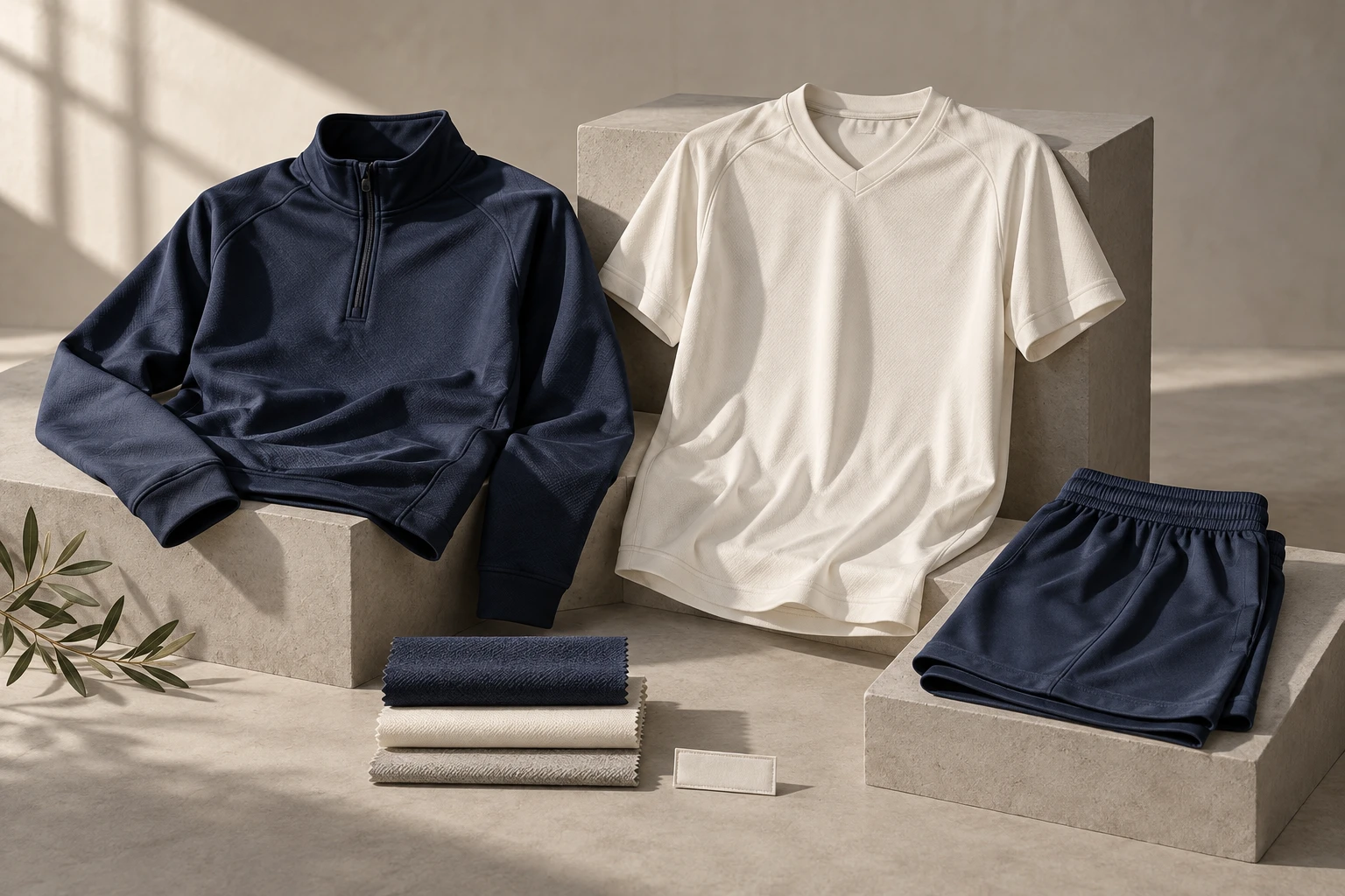 Original navy and ivory training and travel collection concept