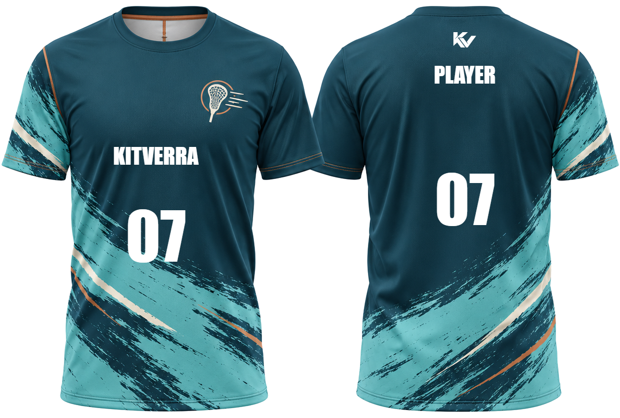 Brush Tempo Interlock T-shirts, front and back