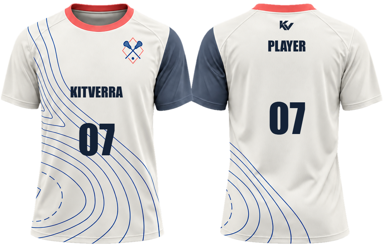 Linework Tee Interlock T-shirts, front and back