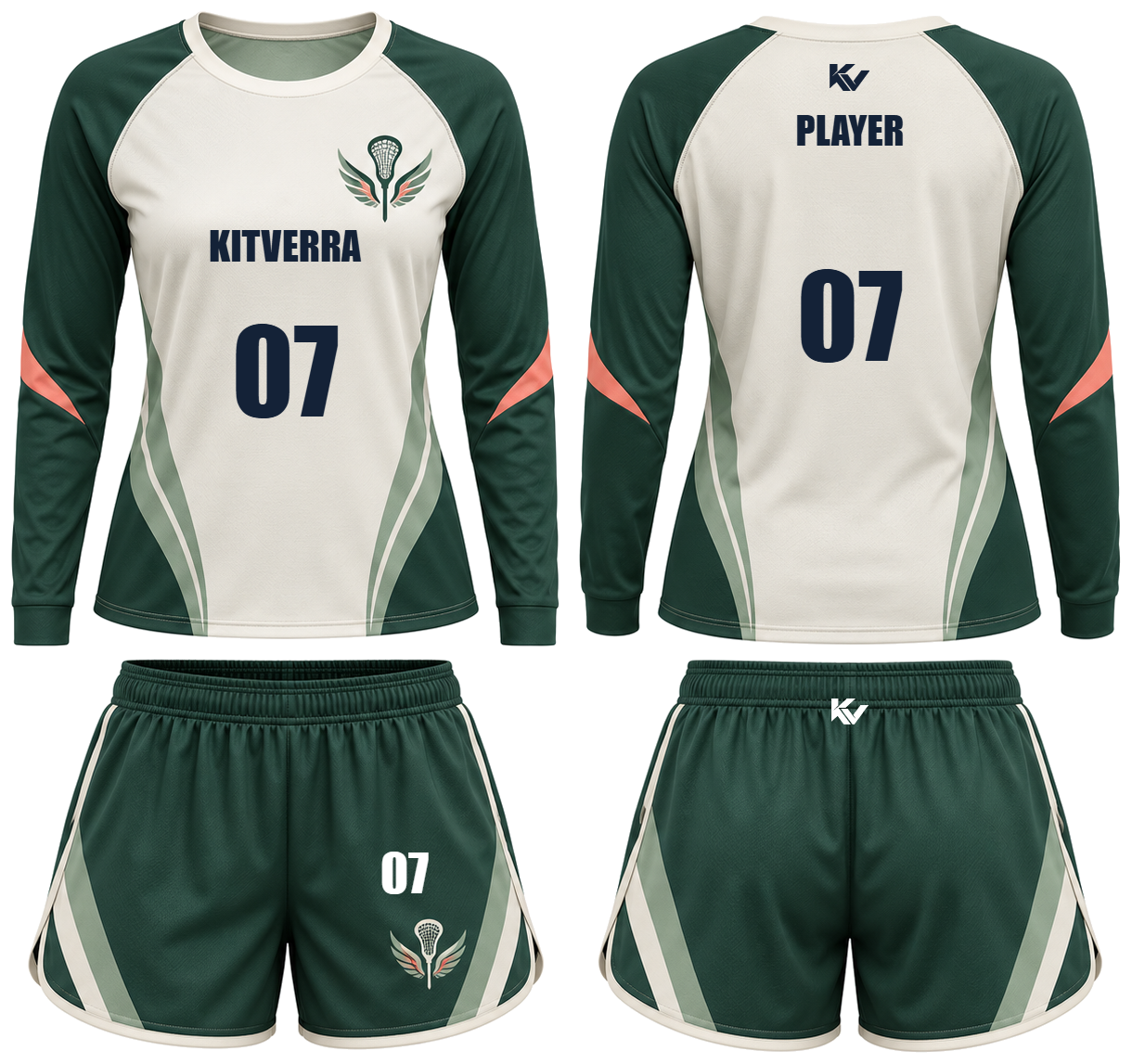 Lateral Lift Women's shooting sets, front and back