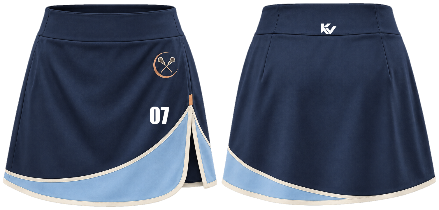 Club Crescent Women's skirts, front and back
