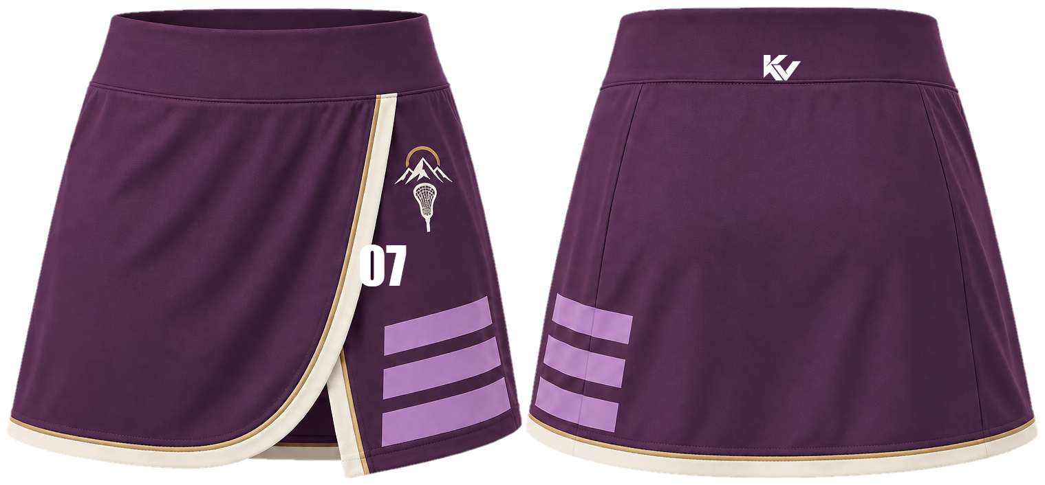 Violet Terrace Women's skirts, front and back
