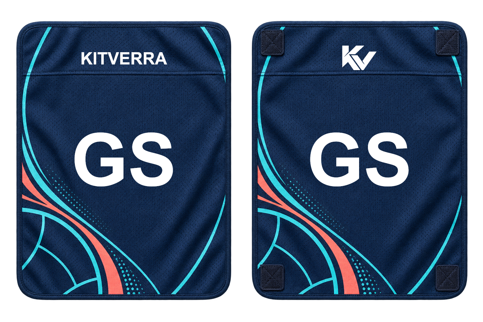 Court Contour detachable netball position panels, front and back