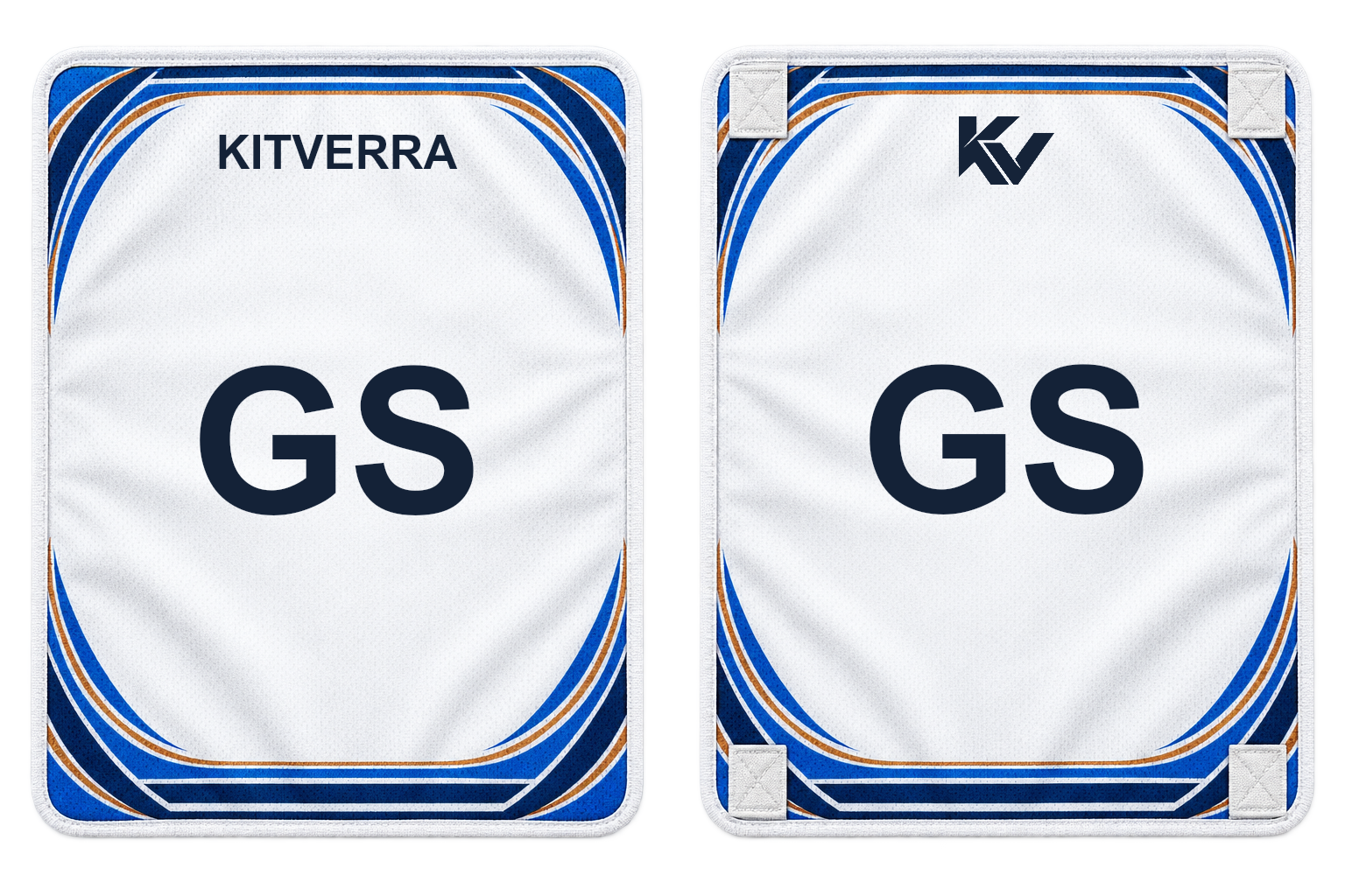 Ice Route detachable netball position panels, front and back