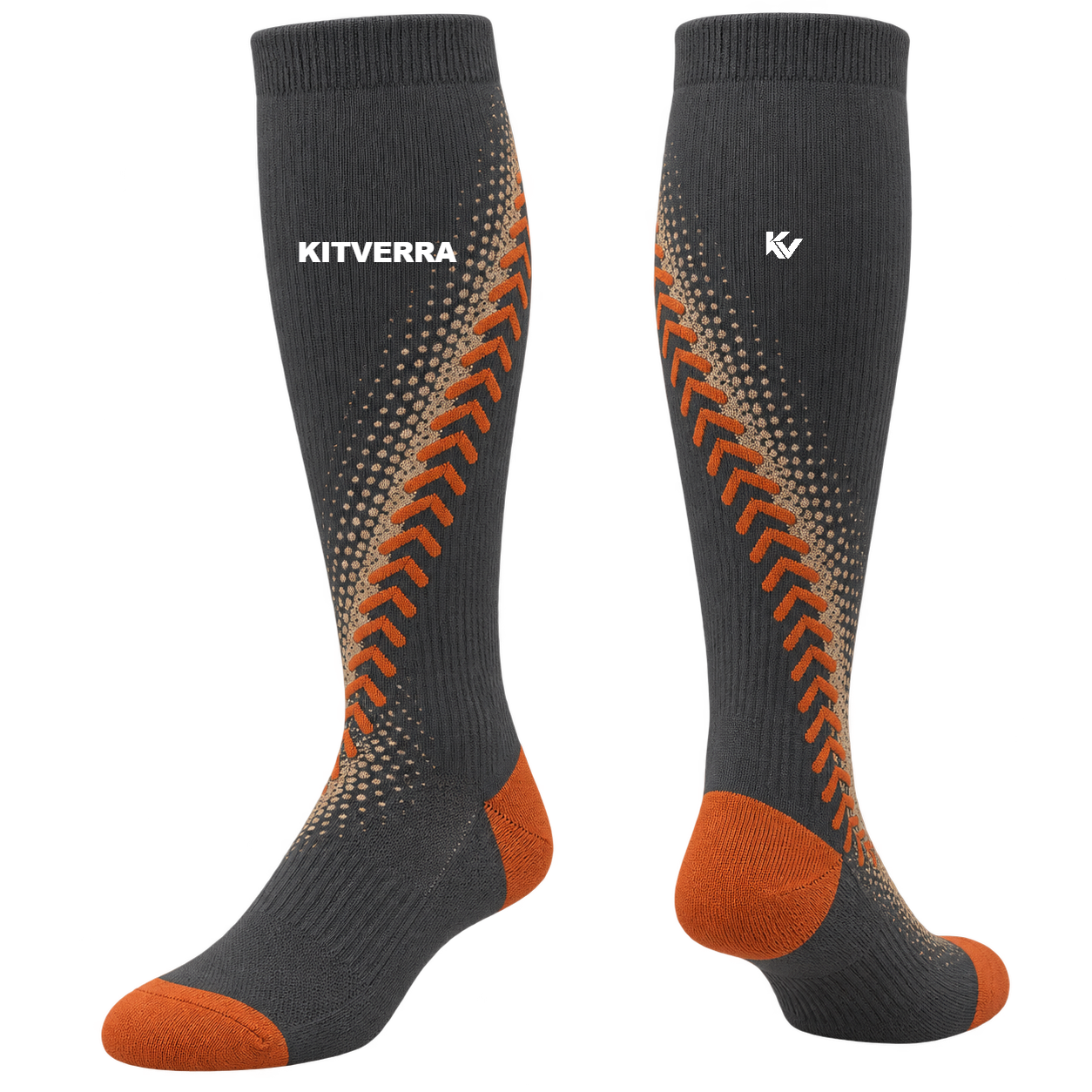 Seamfire Fade — Baseball / Over-calf; front and back