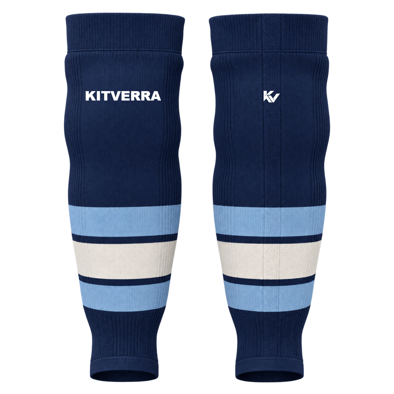 Rink Heritage — Ice Hockey / Open-foot leg cover; front and back