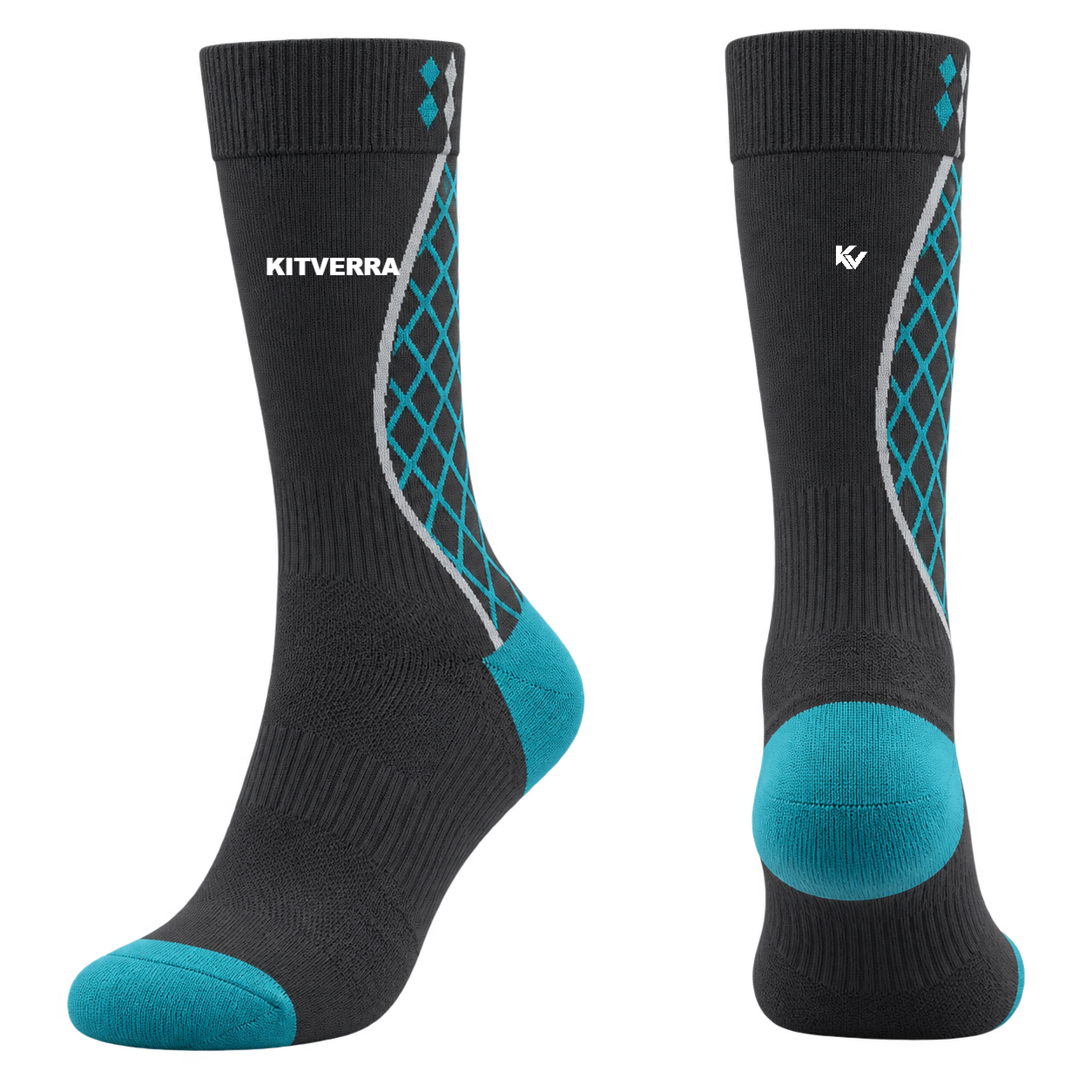 Pocket Weave — Lacrosse / Mid-calf crew; front and back