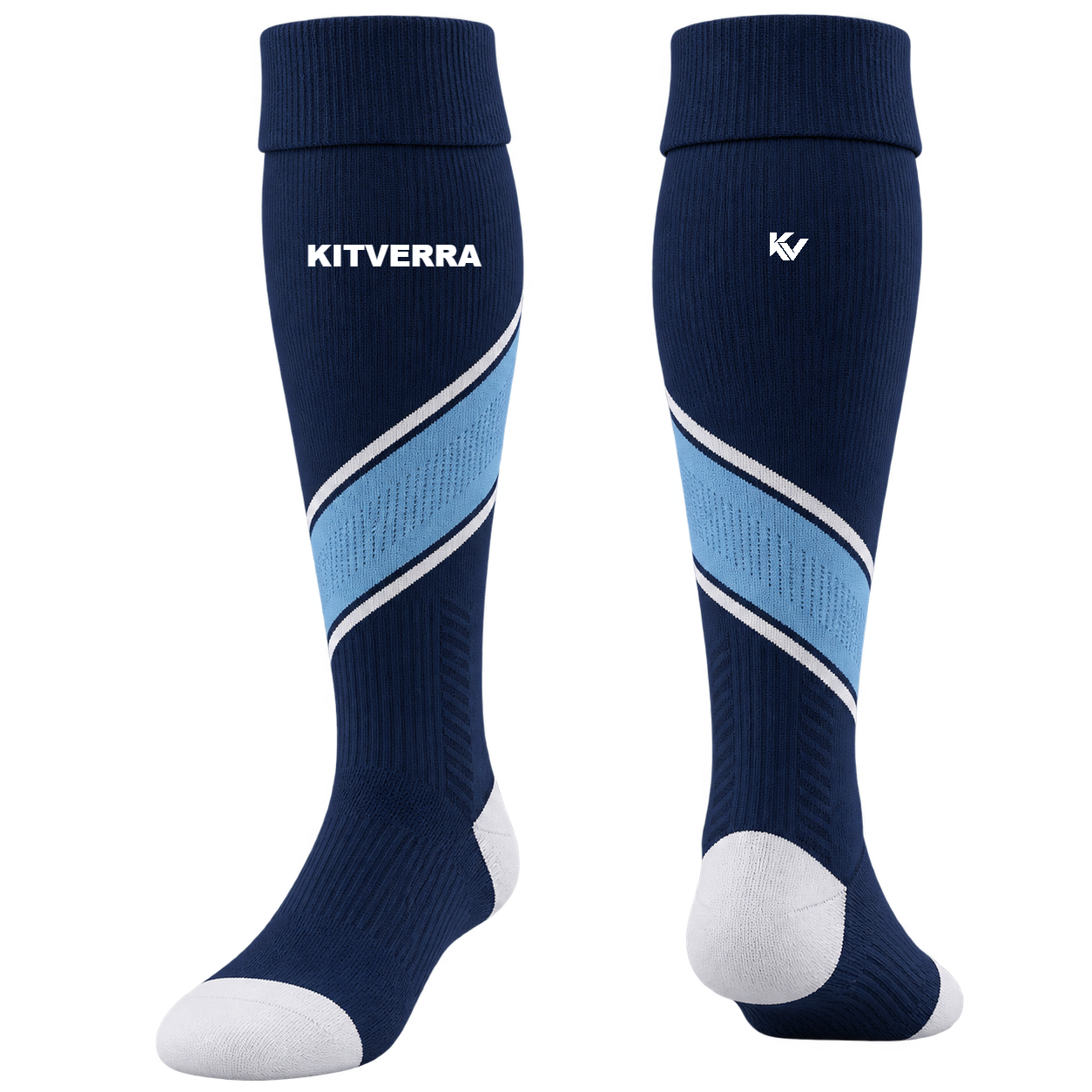 Original sport-specific socks, front and back