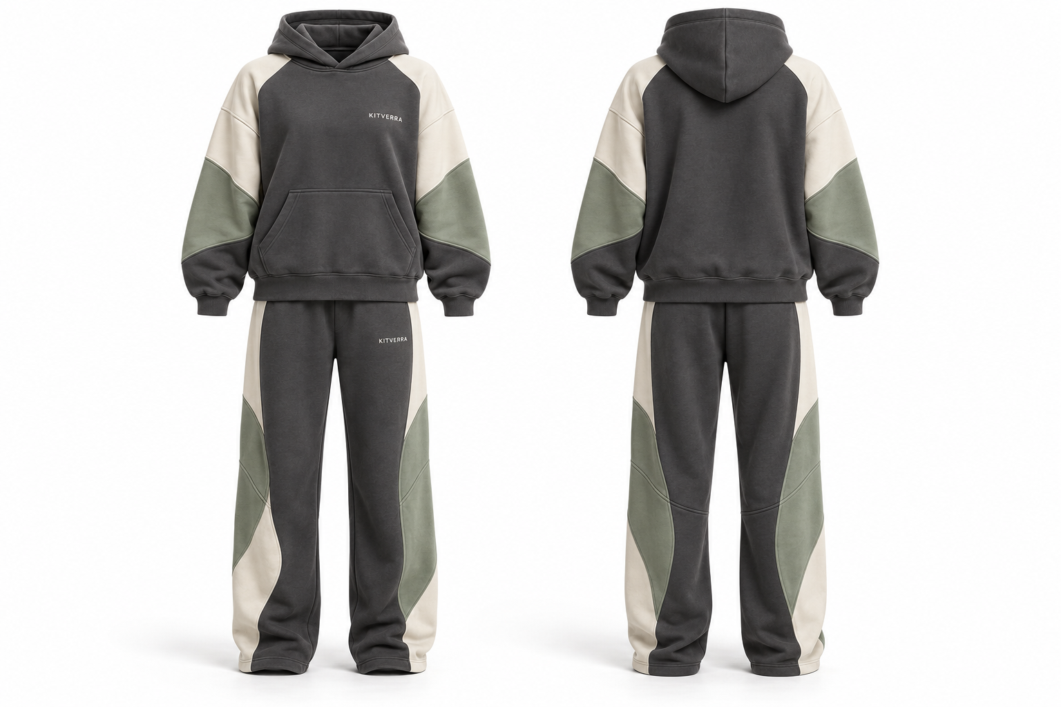 Drop-shoulder panel set
