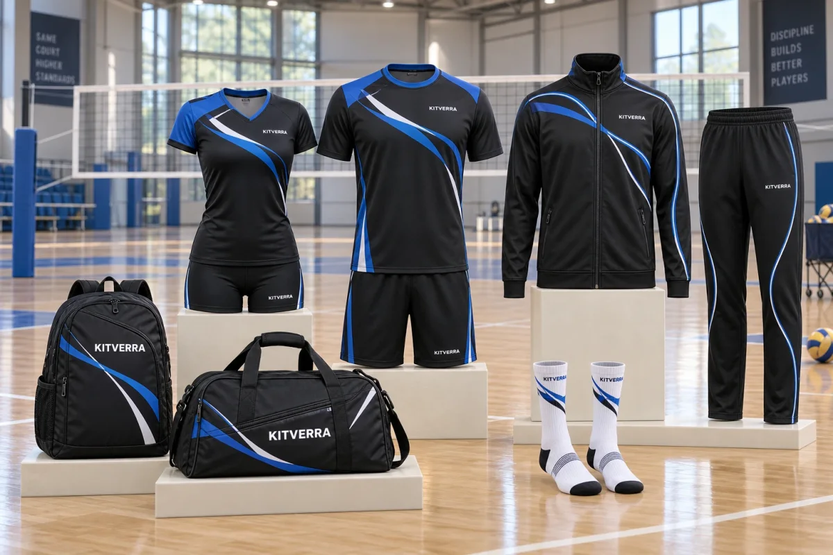 Complete KITVERRA Volleyball club package campaign concept