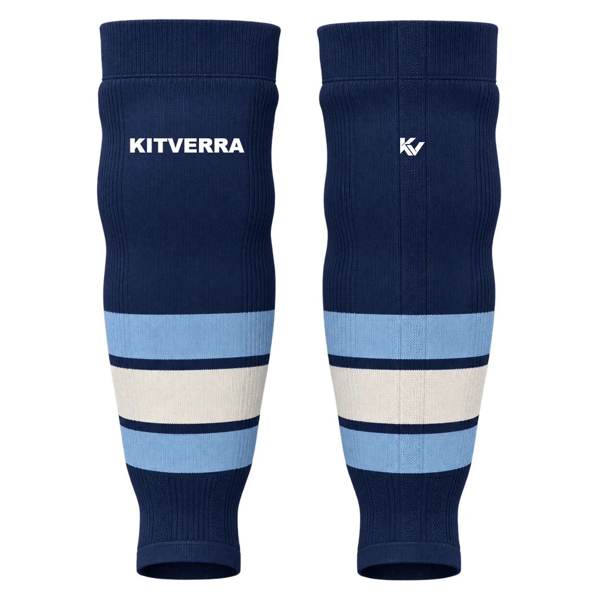 Rink Heritage — Ice Hockey socks, front and back design preview