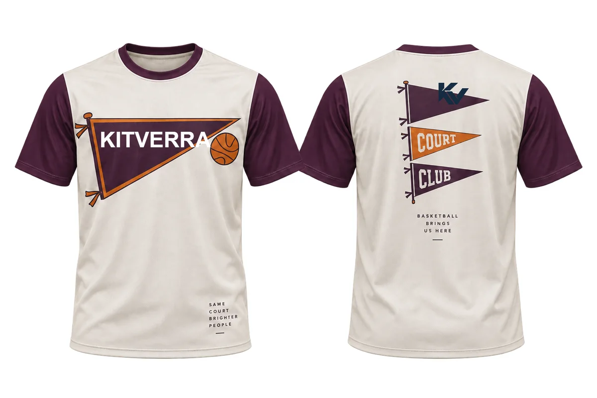 Pennant Club — SHOOTING SHIRT / SUBLIMATION, front and back design preview
