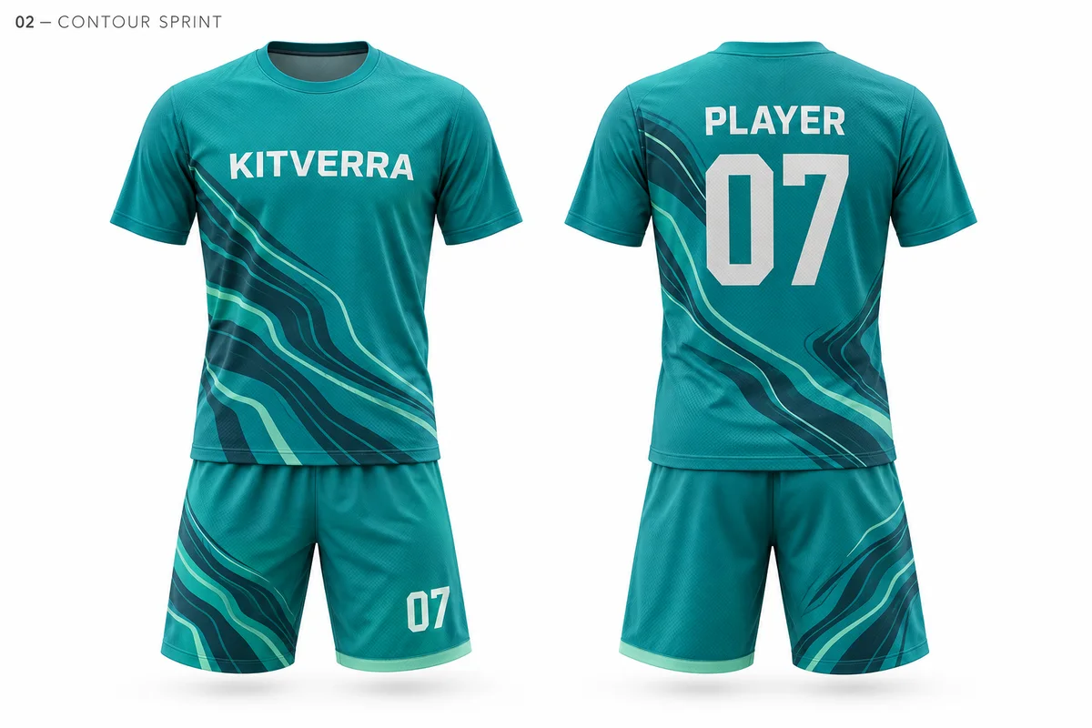 Contour Sprint — TRAINING SET, front and back design preview