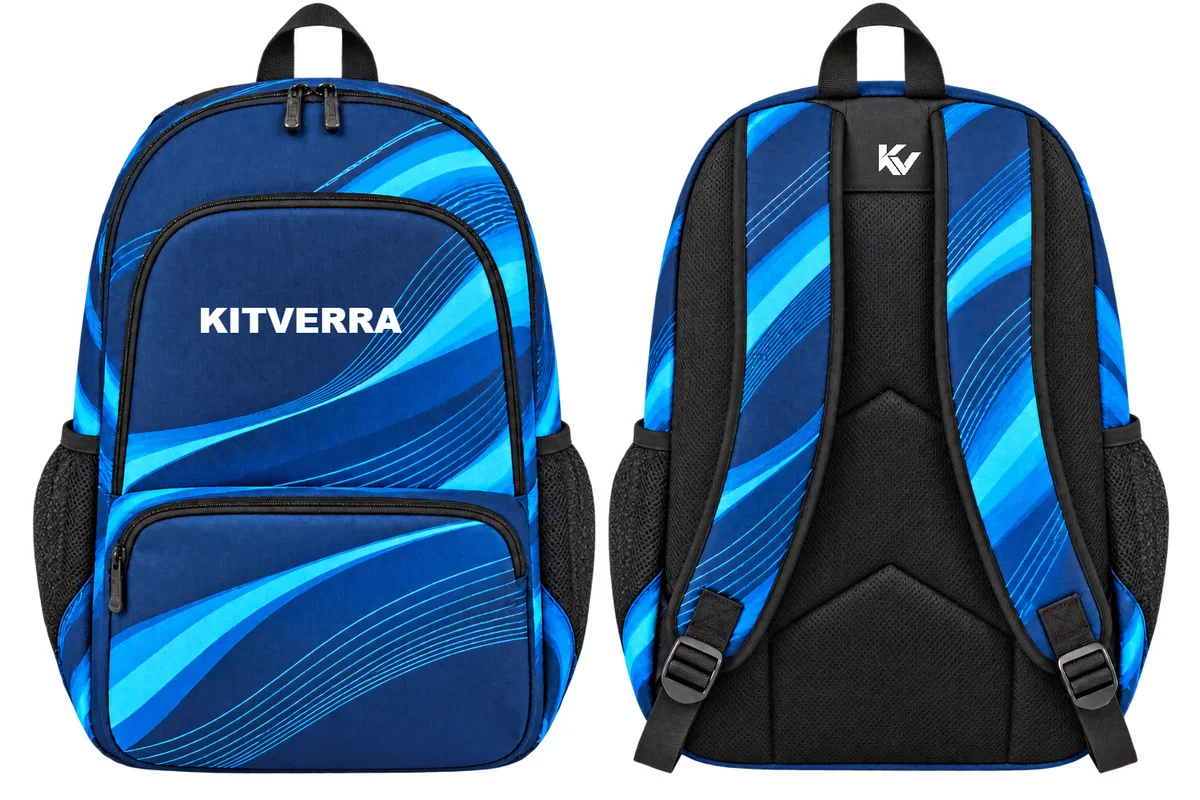 Velocity Wave — Backpacks, front and back design preview
