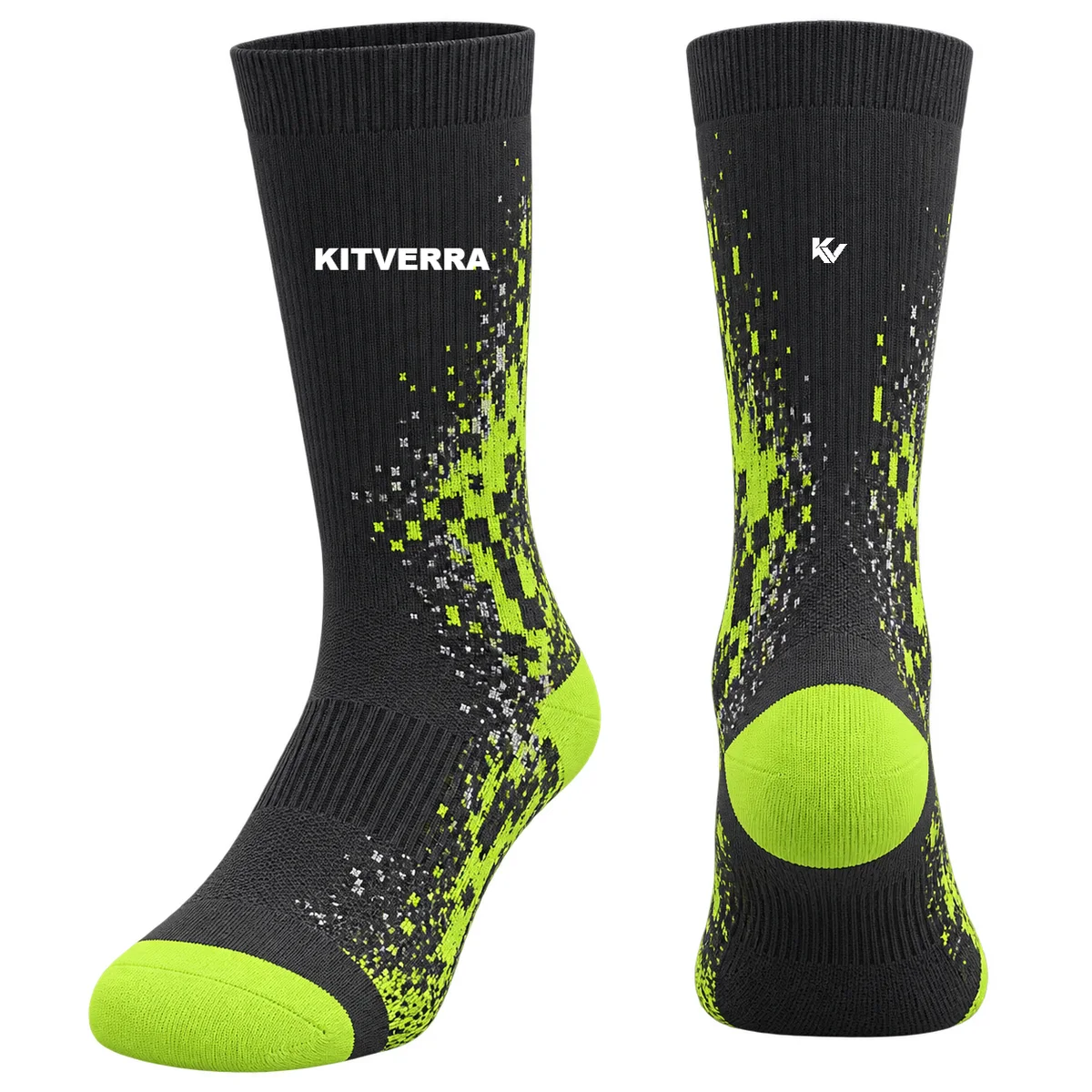 Tournament Static — 7v7 Football socks, front and back design preview