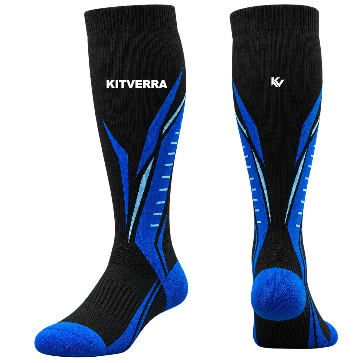 Gridiron Voltage — American Football socks, front and back design preview