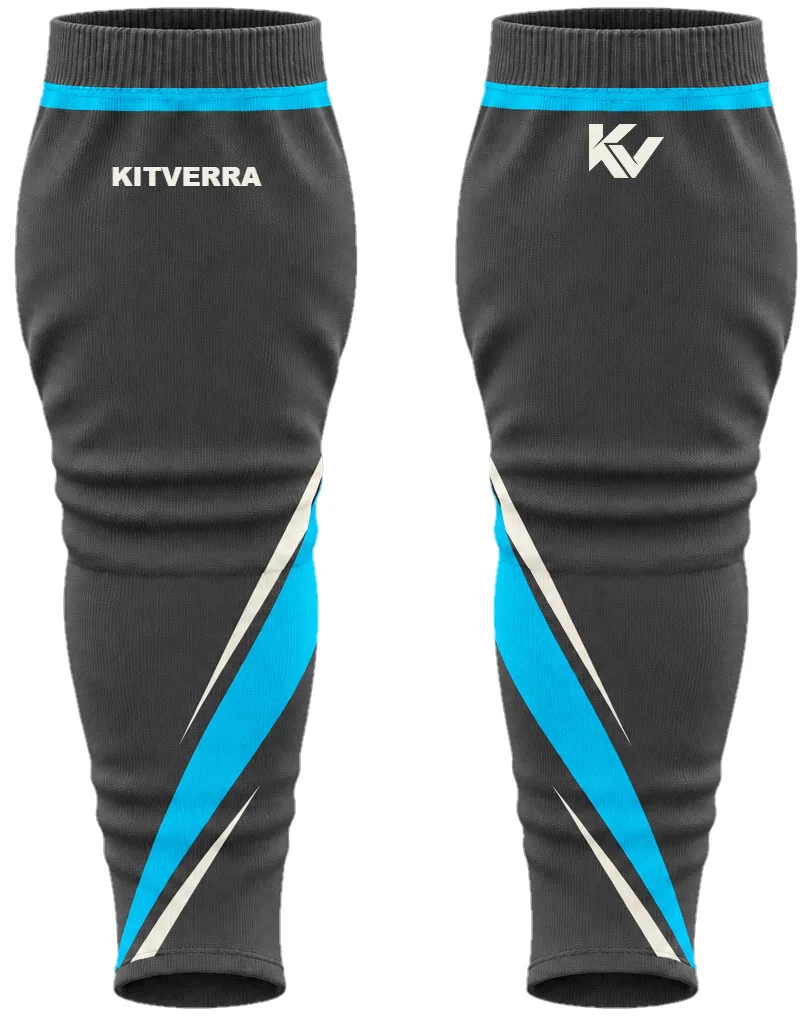 Graphite Slash — Ice Hockey / Hockey socks, front and back design preview