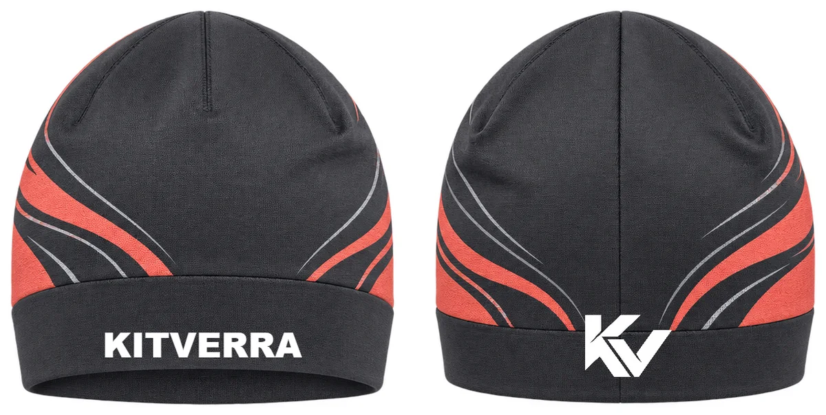 Sprint Contour — Athletics beanies, front and back design preview