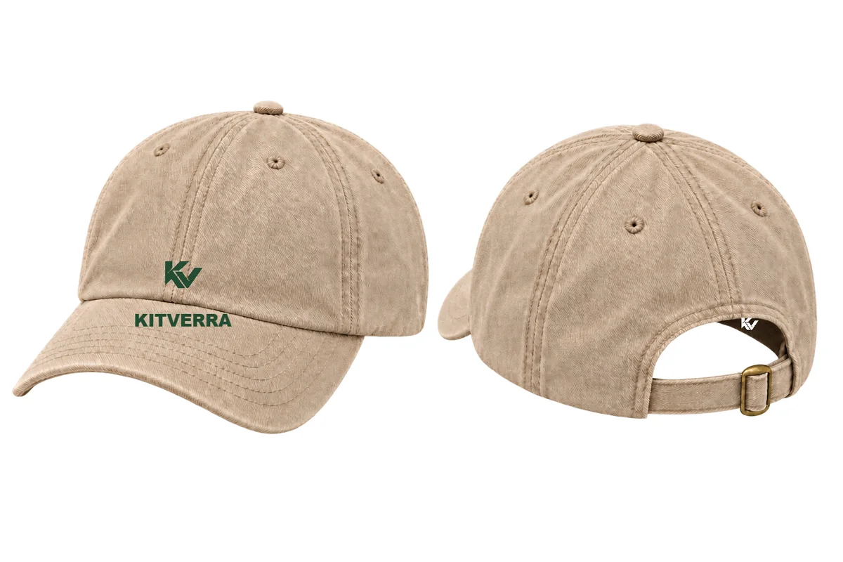 Sand Heritage — Caps, front and back design preview