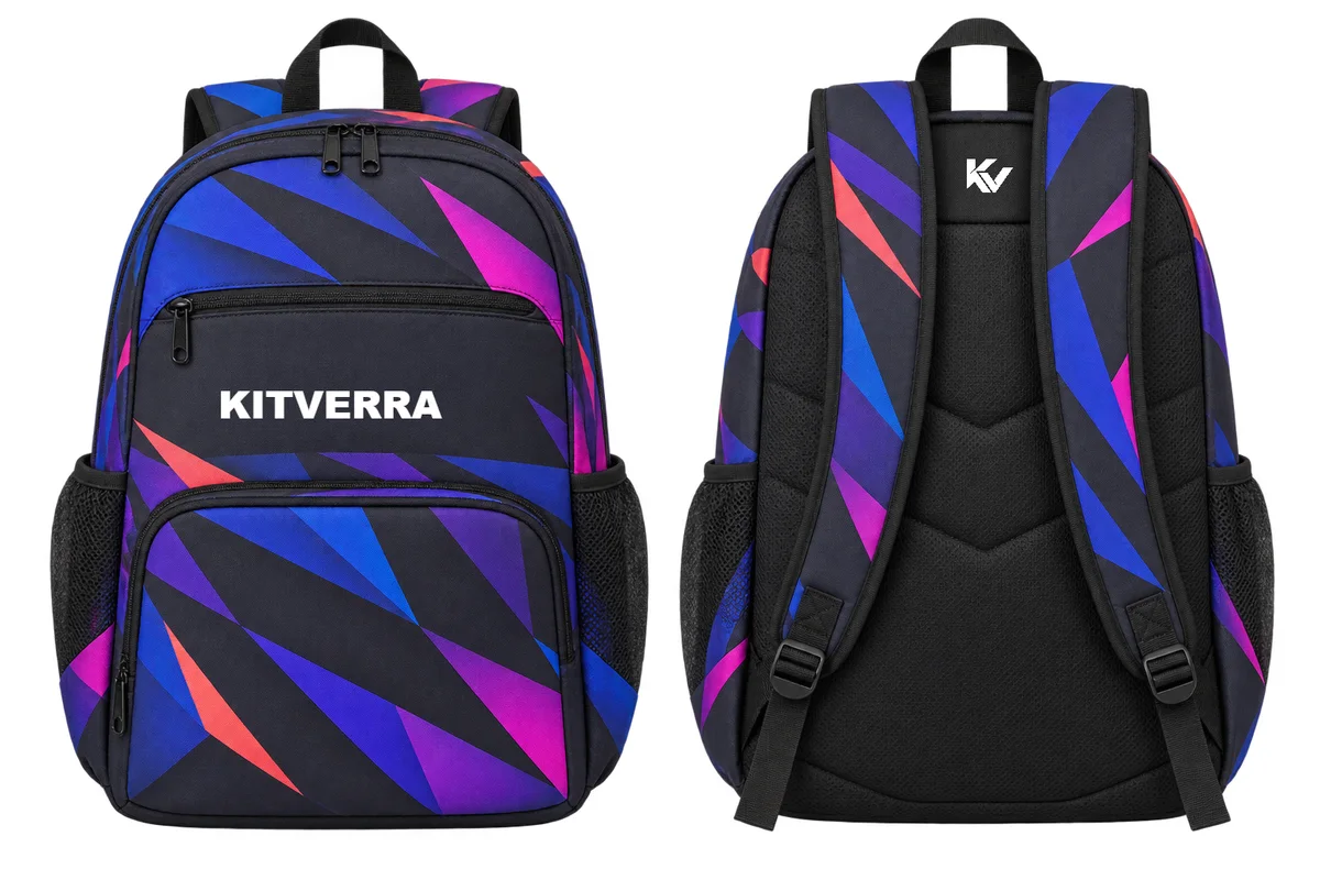 Prism Strike — Backpacks, front and back design preview