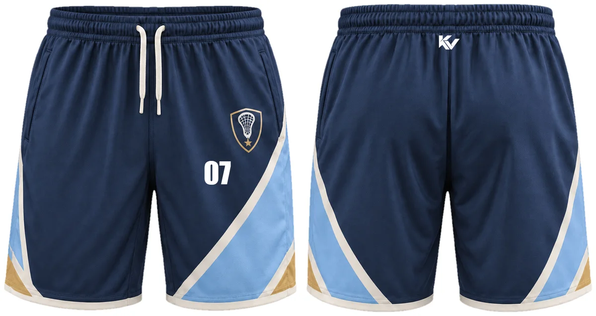 Crossfield Short — Interlock shorts, front and back design preview