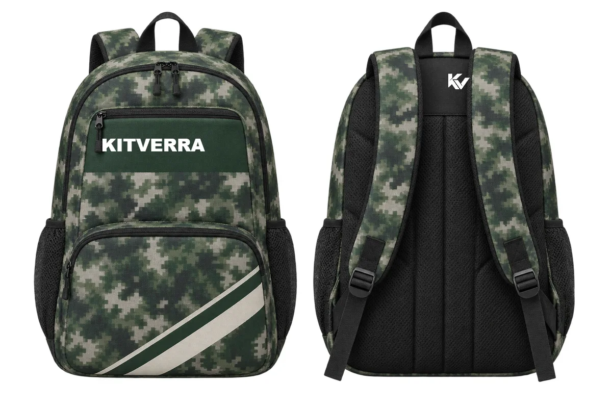 Digital Terrain — Backpacks, front and back design preview