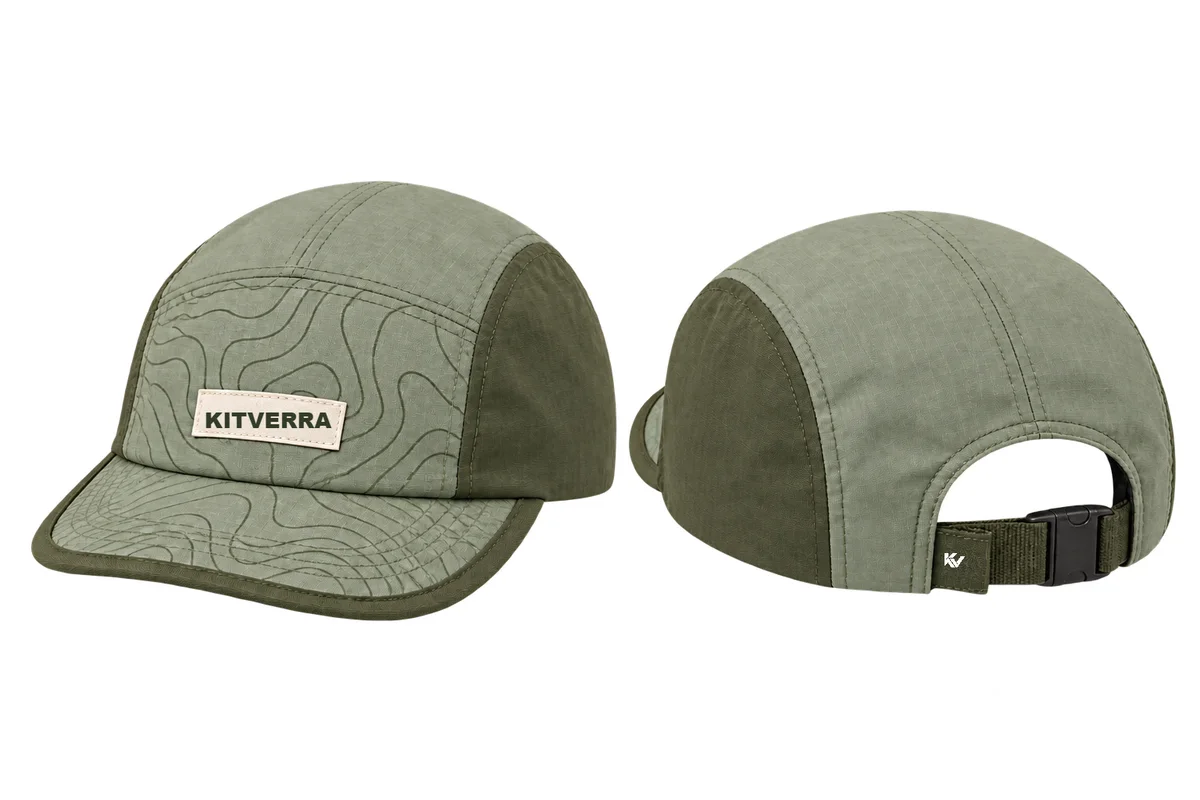 Trail Contour — Caps, front and back design preview