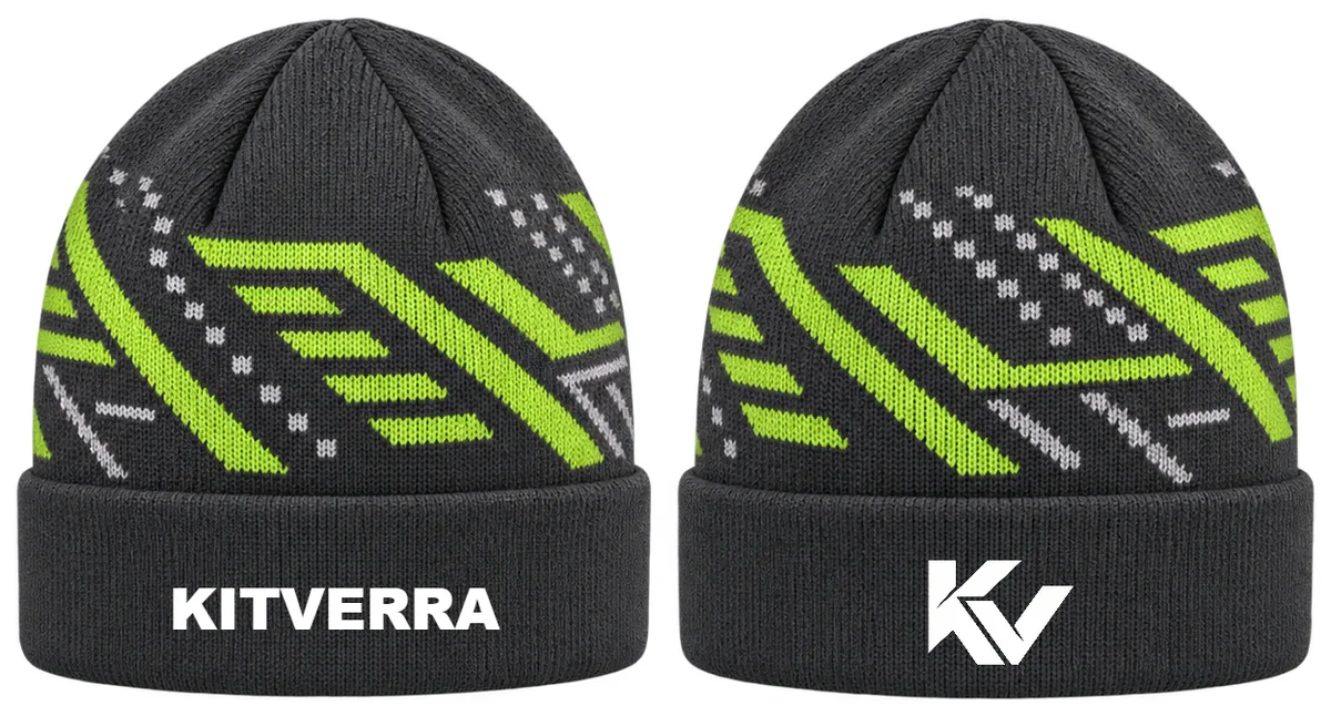 Route Static — 7v7 Football beanies, front and back design preview