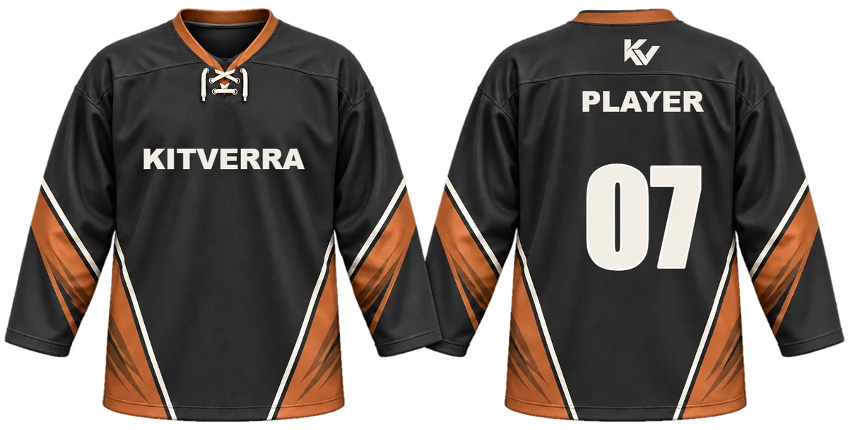 Copper Breakaway — Ice Hockey / Game jerseys, front and back design preview