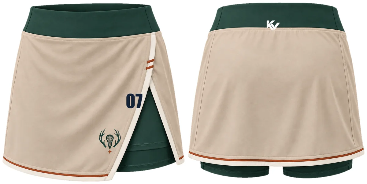 Forest Edge Skort — Women's skorts, front and back design preview