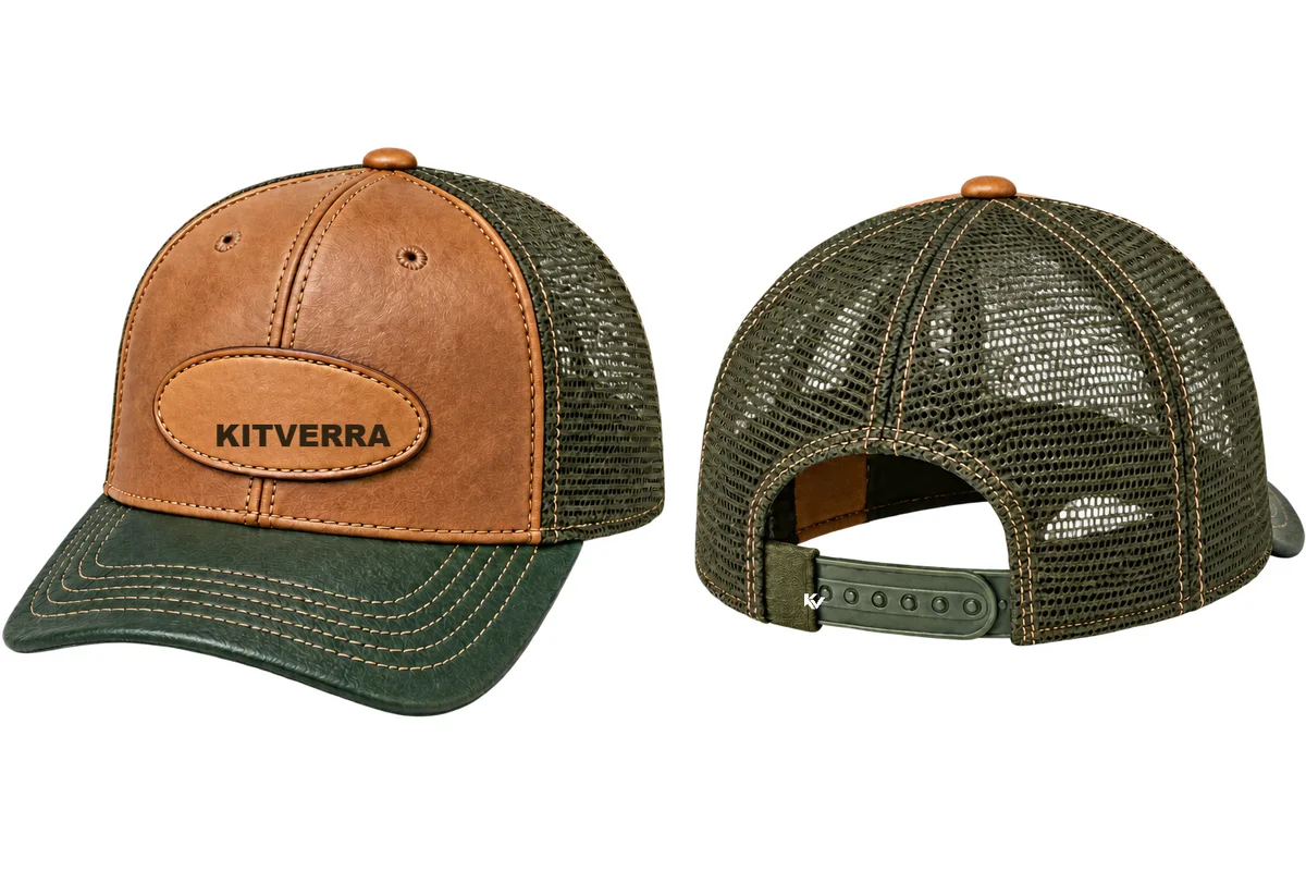 Saddle Trail — Trucker hats, front and back design preview