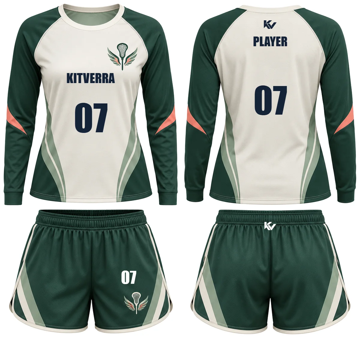 Lateral Lift — Women's shooting sets, front and back design preview