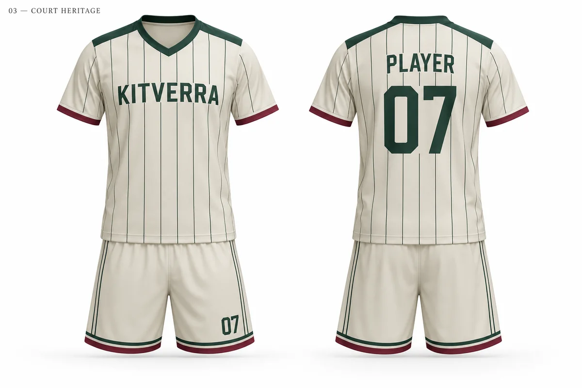 Court Heritage — TRAINING SET, front and back design preview