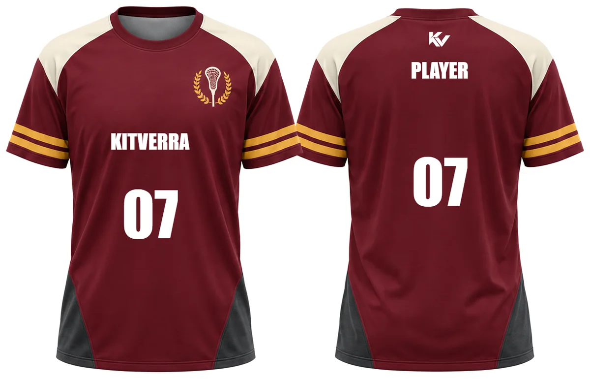 Heritage Tee — Interlock T-shirts, front and back design preview