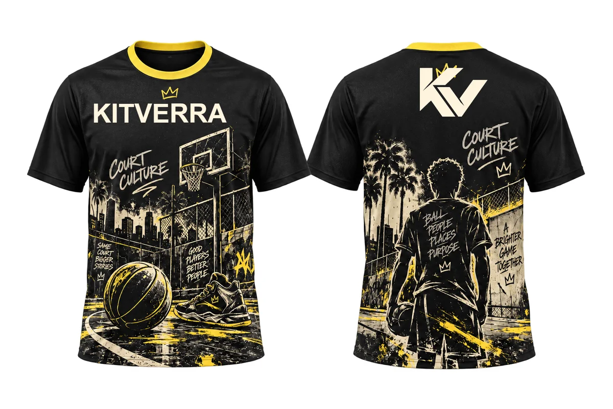 Court Culture — SHOOTING SHIRT / SUBLIMATION, front and back design preview
